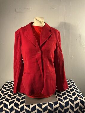 East 5th Red Women's Suit with skirt included Package